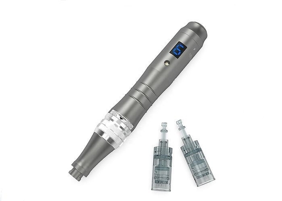 Microneedling Electric Derma Pen Therapy System เครื่องมือดูแลผิวพร้อม 16 Pins
